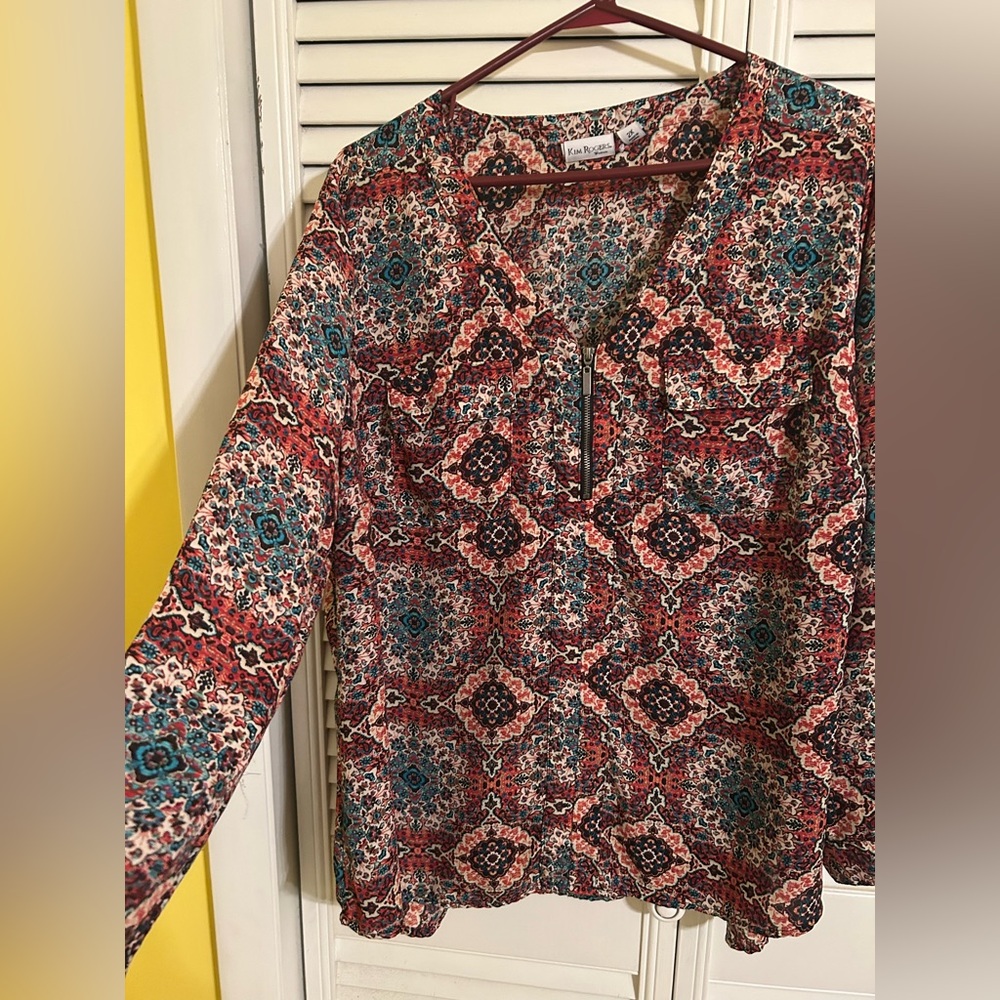 Kim Rogers Half-Zip Top